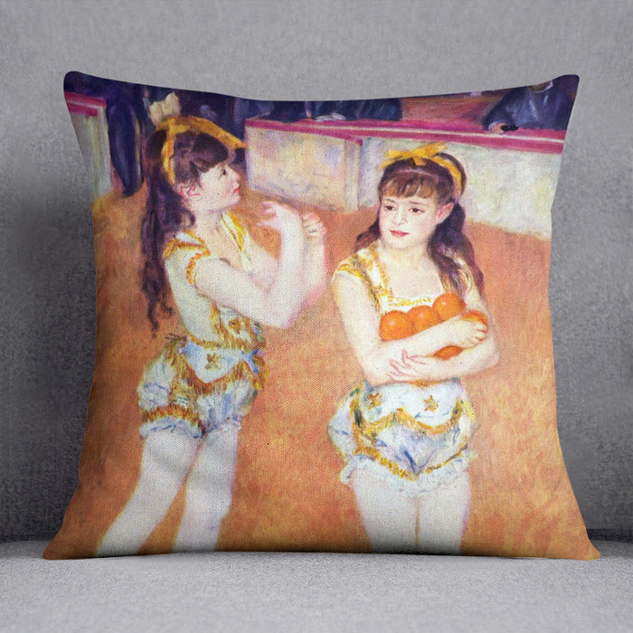 The circus Fernando by Renoir Cushion