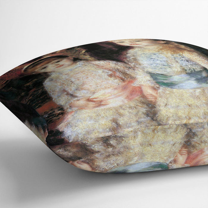 The girls Cahen dAnvers by Renoir Cushion
