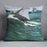 The green wave by Monet Cushion