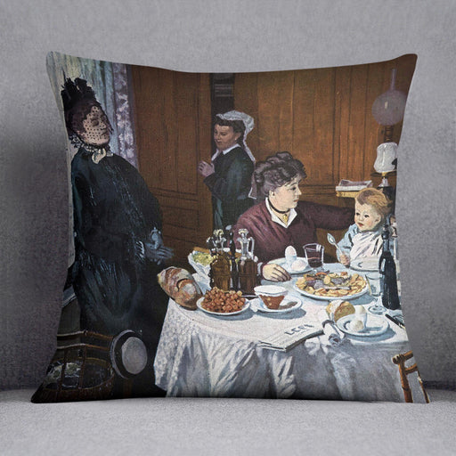 The lunch 1 by Monet Cushion