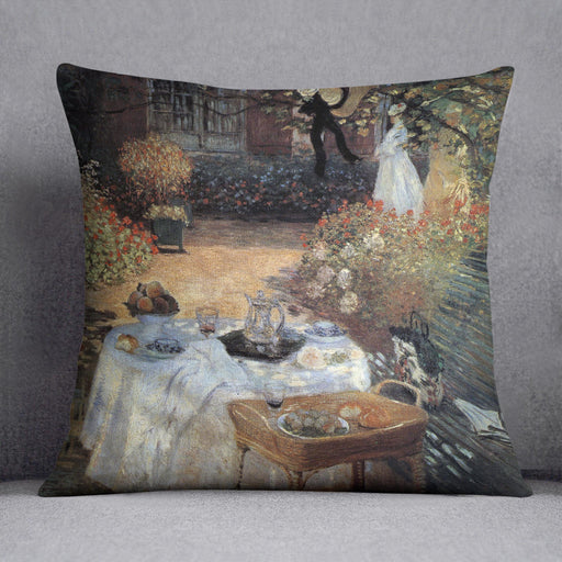 The lunch 2 by Monet Cushion