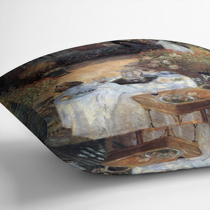 The lunch 2 by Monet Cushion