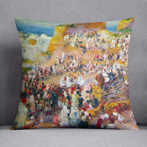The mosque Arabian Fest by Renoir Cushion