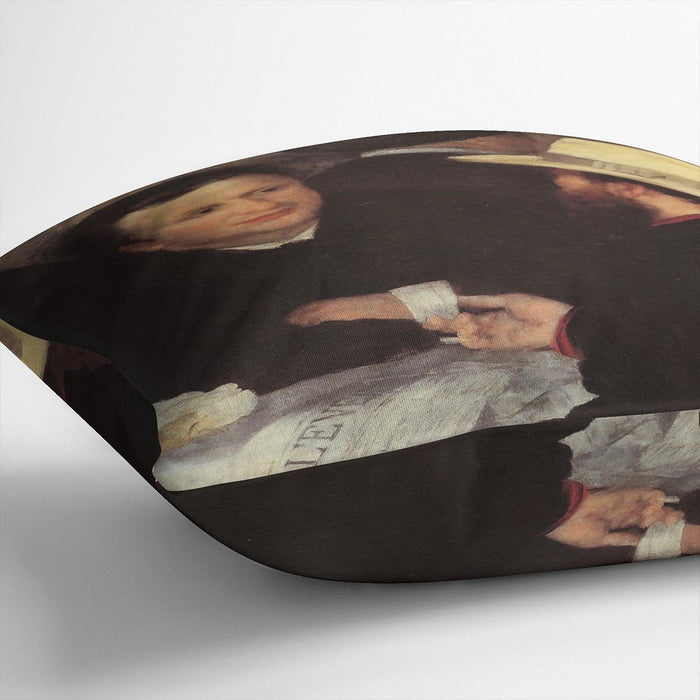 The mother of cabaret Antony detail by Renoir Cushion