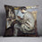 The painter in the studio of Bazille by Renoir Cushion