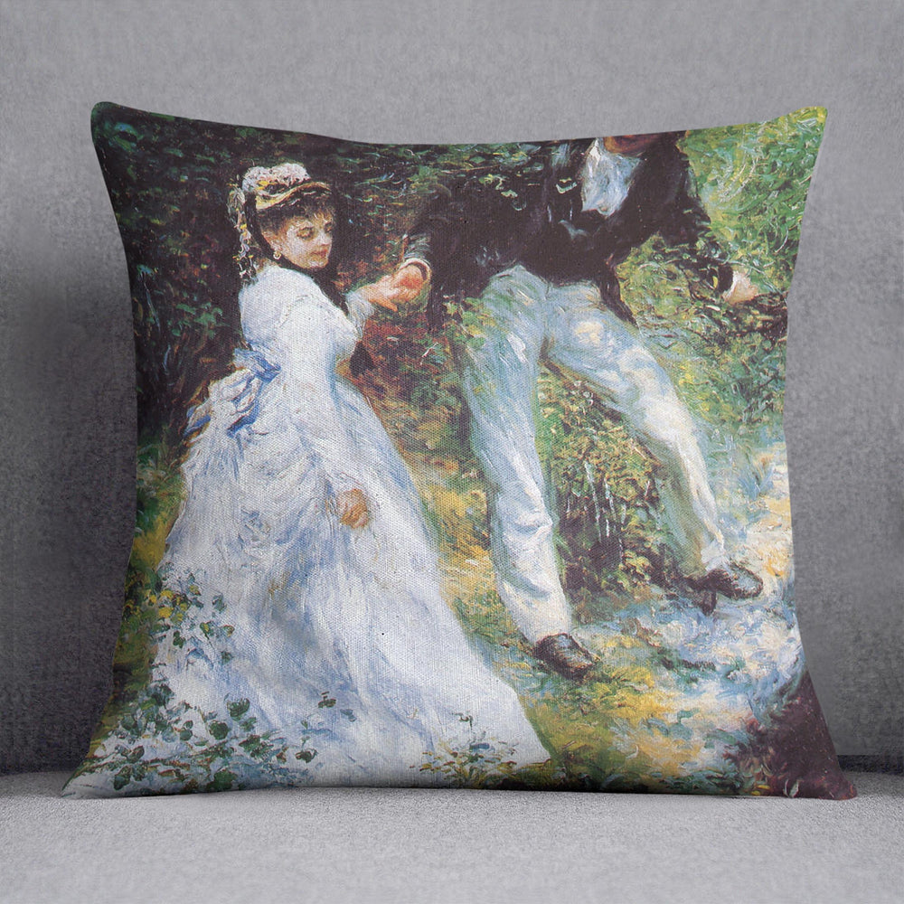 The walk by Renoir Cushion