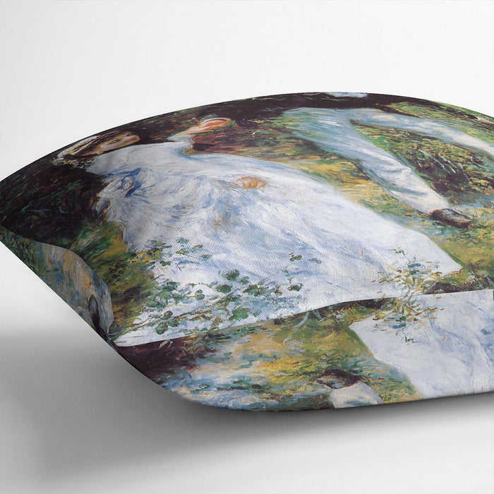 The walk by Renoir Cushion