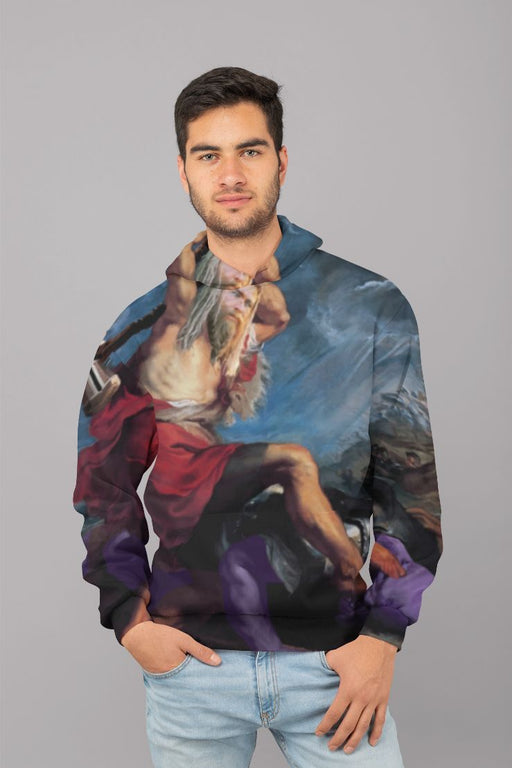 Thor vs. Thanos T-Shirt UNISEX Sublimation Hoodie