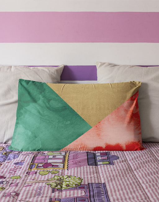 Three Angular Rectangle Pillow