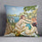 Three bathing girls with crab by Renoir Cushion