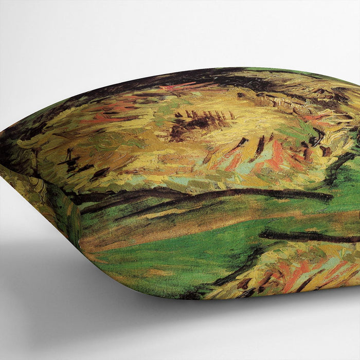 Two Cut Sunflowers by Van Gogh Cushion