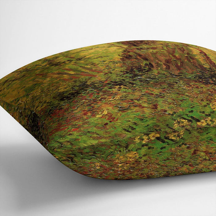 Undergrowth 2 by Van Gogh Cushion