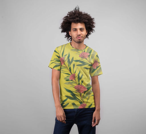 Vintage Flowers Premium Sublimation Adult T-Shirt