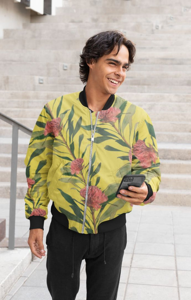 Vintage Flowers Bomber Jacket
