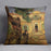 Van Gogh Pine Trees with Figure in the Garden of Saint-Paul Hospital Cushion