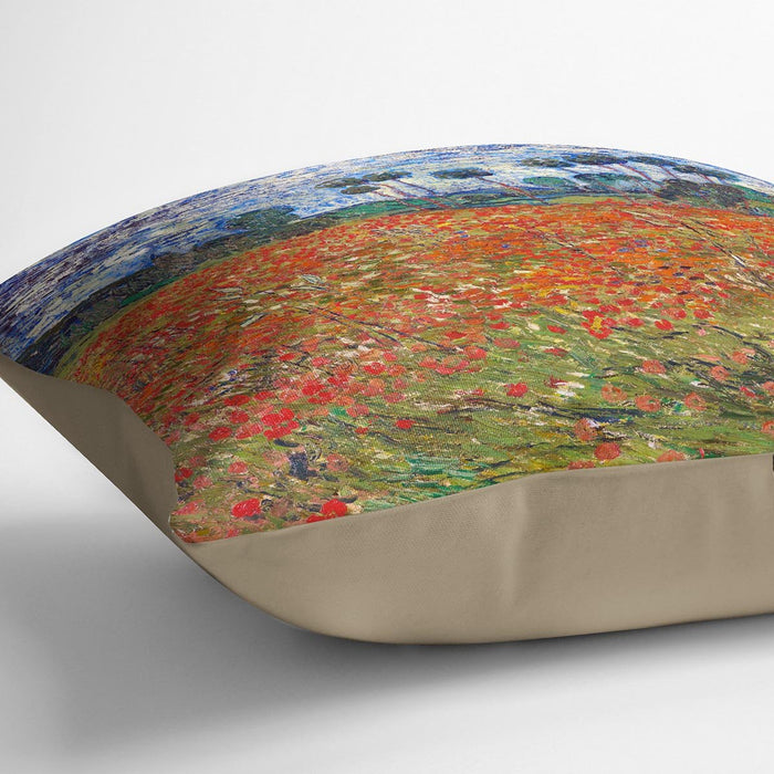 Van Gogh Poppies Field Cushion