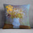 Vase with Lilacs Daisies and Anemones by Van Gogh Cushion