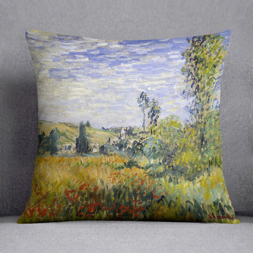 Vetheuil by Monet Cushion