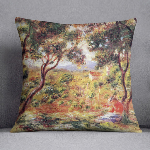 Vines at Cagnes by Renoir Cushion