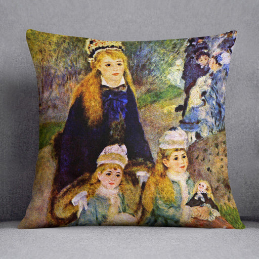 Walk 2 by Renoir Cushion