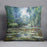 Water Lillies in Monets Garden by Monet Cushion