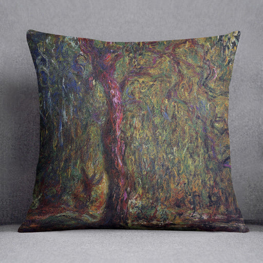Weeping willow by Monet Cushion