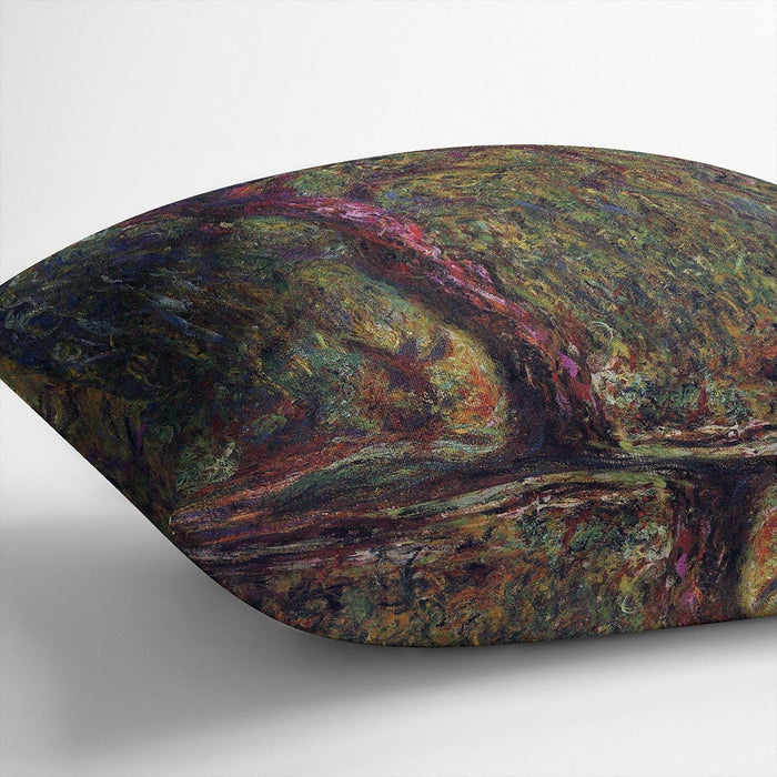 Weeping willow by Monet Cushion