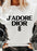 J'adore Number 8 Fashion Graphic Tee