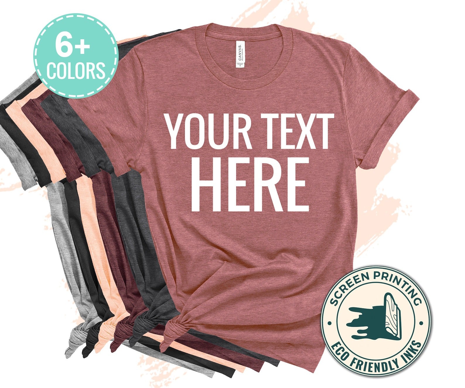 Custom T Shirt, Personalized Shirt, Custom T-shirt, Custom Shirt Printing, Your Text Here T Shirt