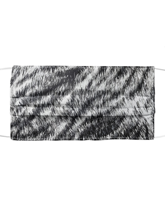 White Bengal Tiger Fur Wildlife Mask