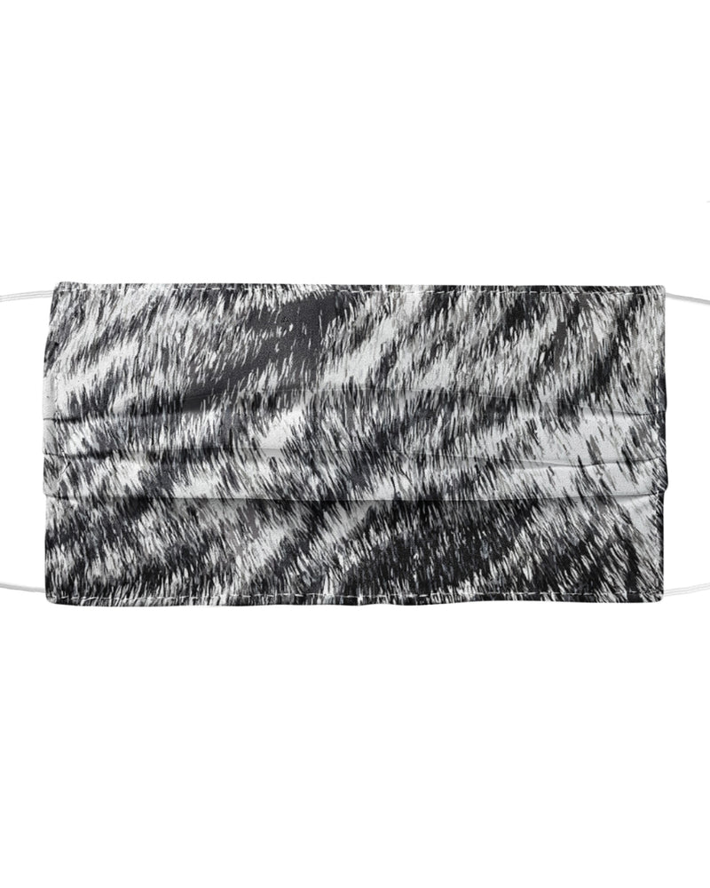 White Bengal Tiger Fur Wildlife Mask