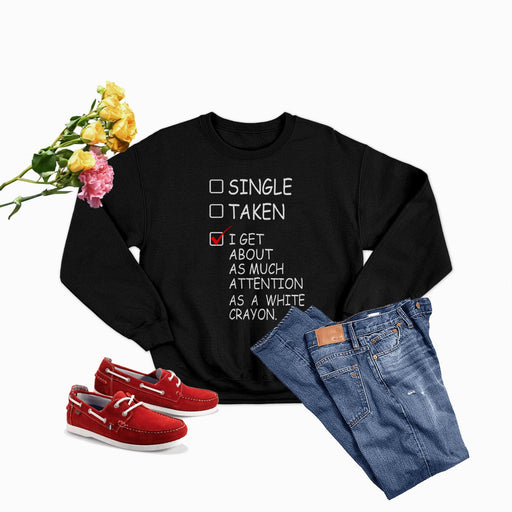 White Crayon Sweat Shirt