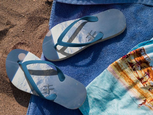 Above the Moon Flip Flops