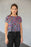 Abstract Pattren (17) All-Over Print Crop Tee