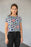 Abstract Pattren (1) All-Over Print Crop Tee