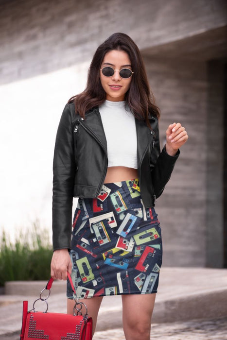 Abstract Pattren (21) Pencil Skirt