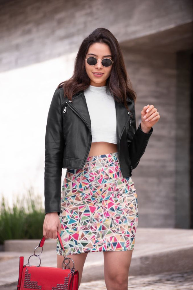 Abstract Pattren (30) Pencil Skirt