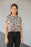 Abstract Pattren (36) All-Over Print Crop Tee