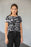 Abstract Pattren (3) All-Over Print Crop Tee