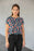Abstract Pattren (43) All-Over Print Crop Tee