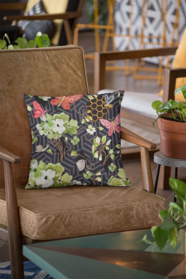 Alpine Flower Pot Cushion/Pillow