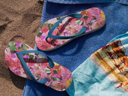 Alpine Flower Flip Flops