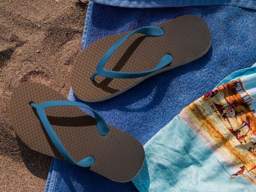 Alpine Pattern Flip Flops