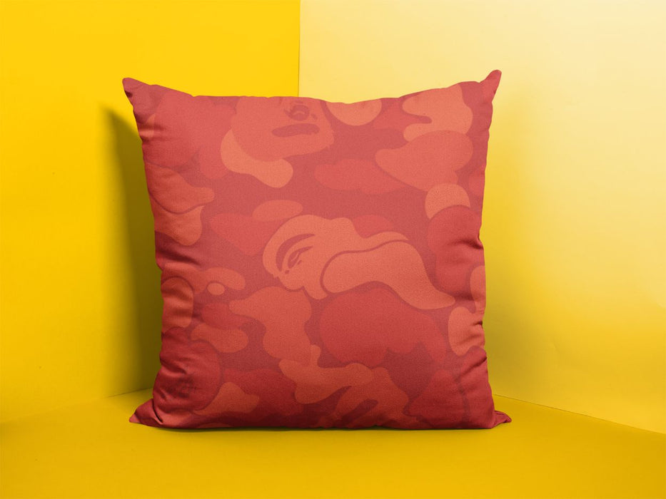 Alpine Red Retro Cushion/Pillow