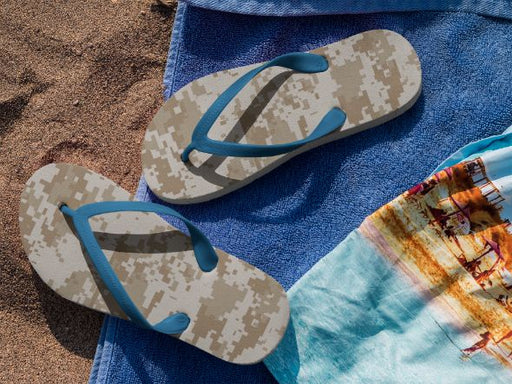 Army Camofludge Flip Flops