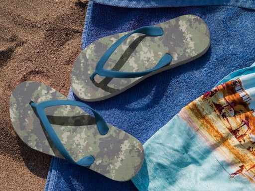 Army Shirt Camofludge Flip Flops