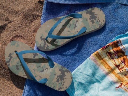 Army Uniform Camofludge Flip Flops