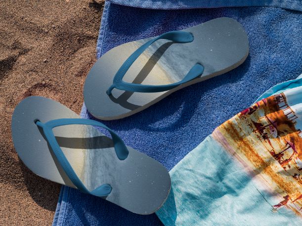Awe Galaxy Flip Flops