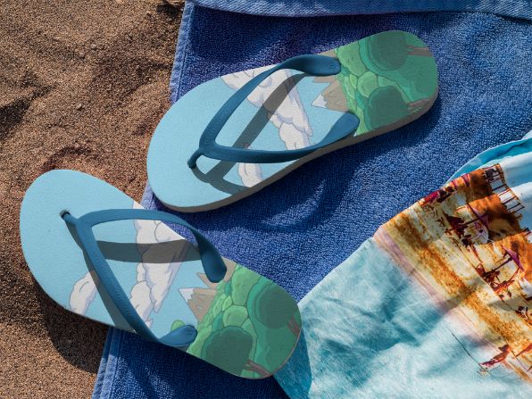 Awe Nature Flip Flops