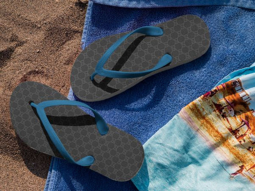 Awe Pattern Flip Flops